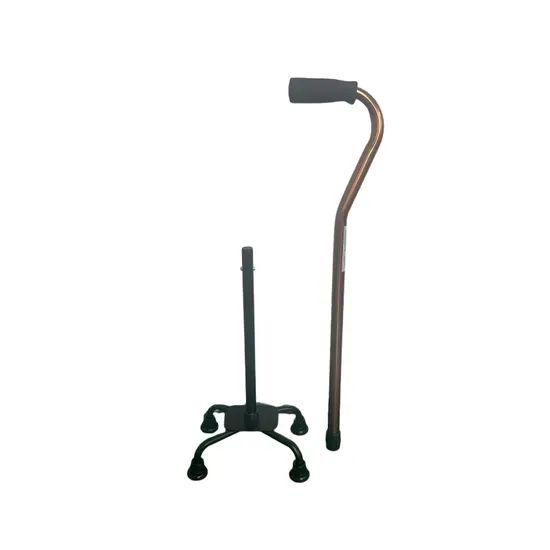 Adjustable Two-Section Handle Walking Stick with Four Legs - Image 3