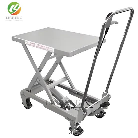 Compact Manual Scissor Table for Laboratory Use with Precision Height Control - Image 2