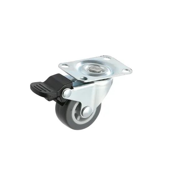 25mm Swivel Plate TPR Furniture Casters Material TPR Condition New HS Code 87168000 Size 25/30/38/50mm Finish Zinc - Image 2