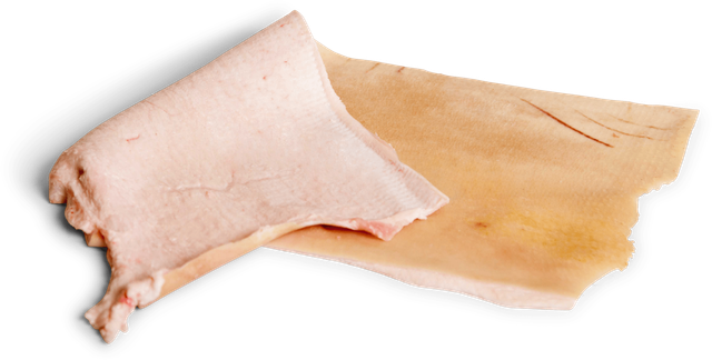Premium Frozen Pork Skin For Crispy Snack Processing And High Quality Food Manufacturing Supply At Competitive Wholesale - Image 1