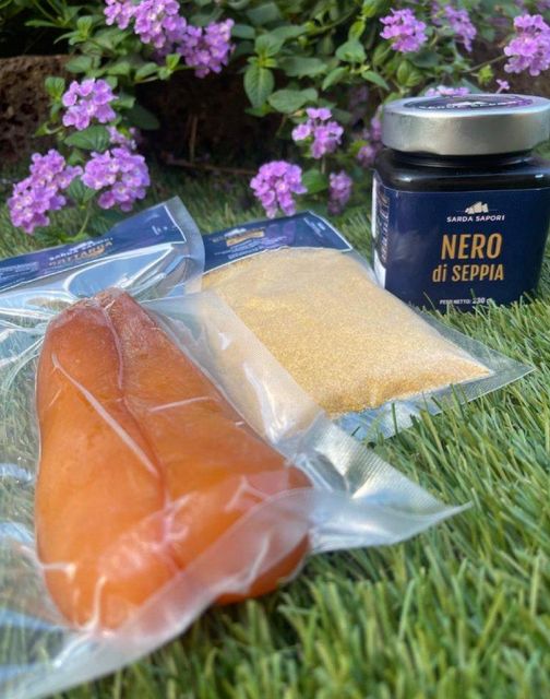 Italian Traditional Quality Bottarga Whole Mullet Roe 100-130g Red Frozen Dried Fish Roe Culinary Heritage Celebration Sarda - Image 3