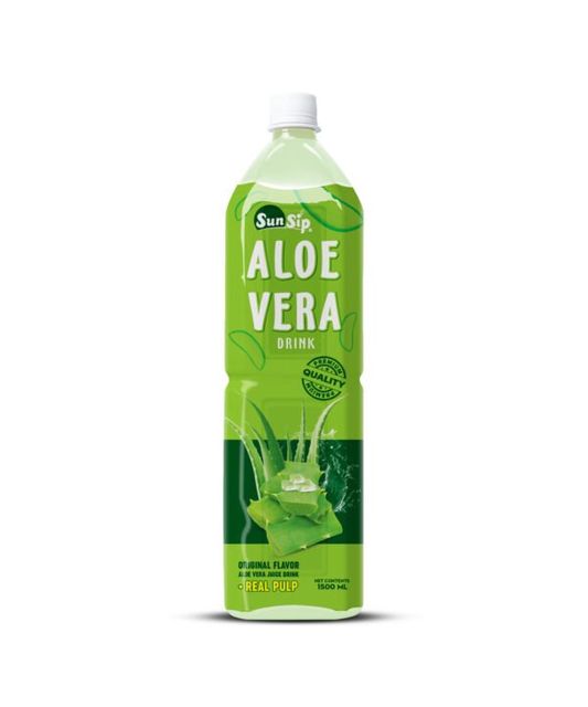 SunSip Aloe Vera Drink Original Flavor Pet Bottle 1500ml - Image 1