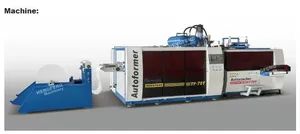 Cups Thermoforming Machine with High Efficiency Origin China HS Code 84775900 Model NO. HFTF-70T Trademark HENGFENG Air Pressure 7-8.5bar - Image 1