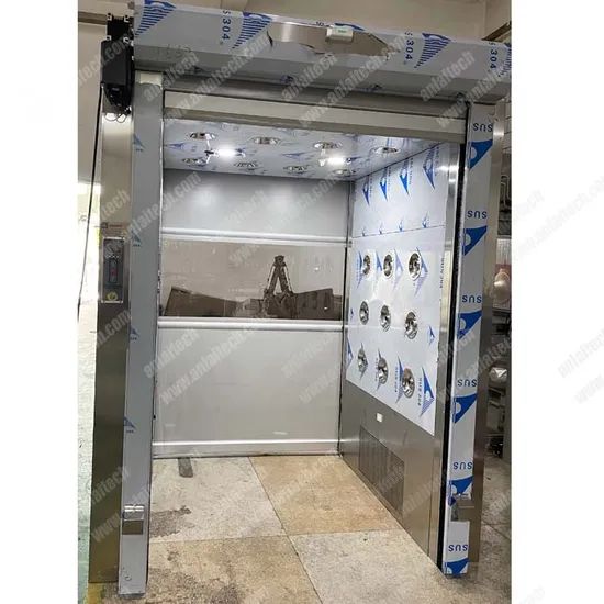 Shutter Door Air Shower Origin China Trademark anlaitech Model NO. AL-AR-2000 Number of Nozzles 24 Material Stainless Steel - Image 4