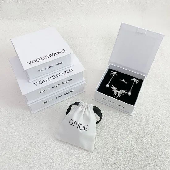 Premium Customized Cardboard Ring Bracelet Storage Jewelry Magnet Packaging Box - Image 5