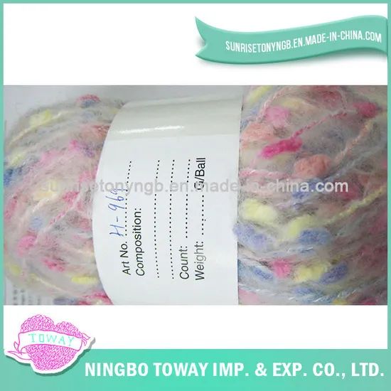 Colorful Hand Knitting Dyed Wool Acrylic Fancy Yarn Key Yarn Pattern Dyed Life Long Life Size Customized Trademark - Image 5