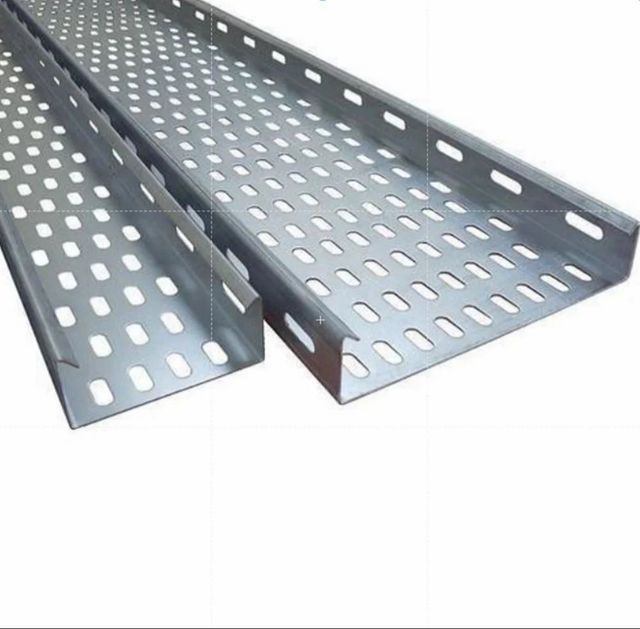 MS Perforated Cable Trays Material MS Depth 25mm to 100mm Size 50 MM - 1000 MM Width 50 mm - 900 mm Sheet Thickness 1.6 MM, 2 - Image 1