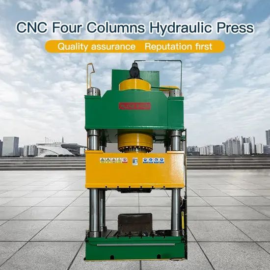CNC Four Columns Steel Sheet Deep Drawing Hydraulic Press Condition New Control Method CNC Motor Power 5.5 Kw Model NO. Y32-315T - Image 1