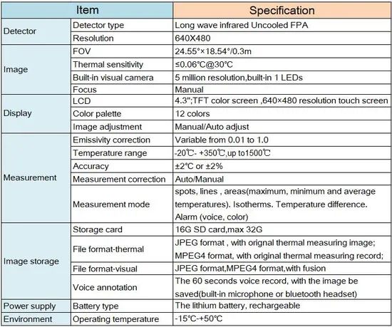 High Quality Infrared Thermal Camera for Long Distance Security Inspection - Image 4