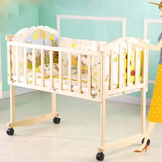 Easy Assemble Functional Convertible Baby Rocker Bed Crib - Image 2