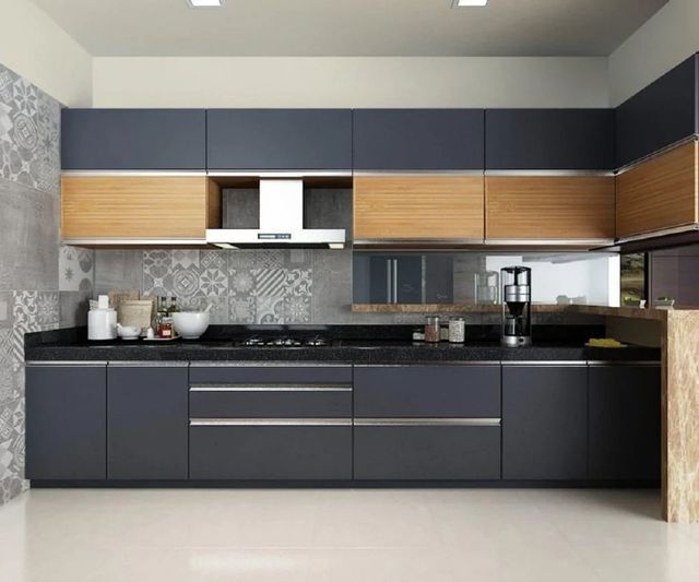 Stainless Steel Modular Kitchen Privacy Feature Privacy Aesthetic Design Stylish Workspace Functionality Functional Soundproofing Capability - Image 2