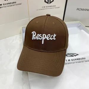 Classic Solid Color Sports Caps Custom Brown Baseball Cap Size Custom Logo Custom Origin China Gender Unisex Design - Image 1