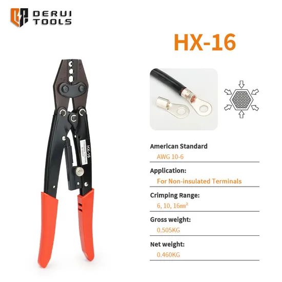 Hx 16 for The Copper Terminals Hand Crimping Tools - Image 1