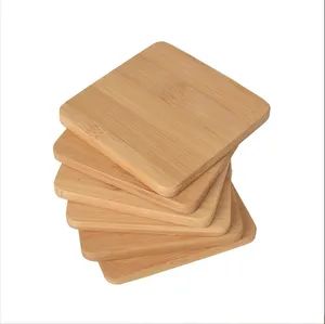 BTC7979 Bamboo Coasters 90mm Natural Polished 1Set/Bag Style Simple Diameter 90mm Origin Nanping Trademark LEXDO Model NO. BTC-7979 - Image 1