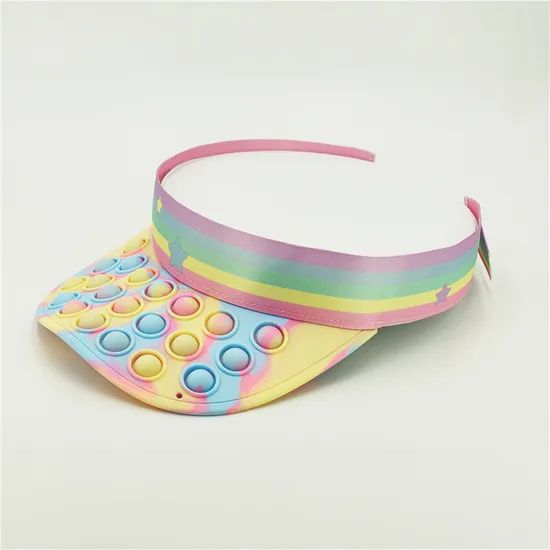 Push Pop Bubble Headwrap Summer Beach Caps Trademark NA Origin China Style Fashion Occasion Daily Usage Beach Caps Material - Image 2