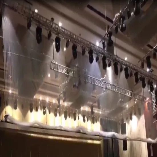 Theater & Concert & Performance Custom Professional Square String-Layered Lighting Projection Voile Scrim Screen - Image 2