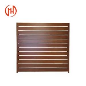 Metal Concealled Slats Privacy Screen Horizontal Slats Louver Fences Steel Fence Panel Garden Fencing Aluminum Slat Fence - Image 2