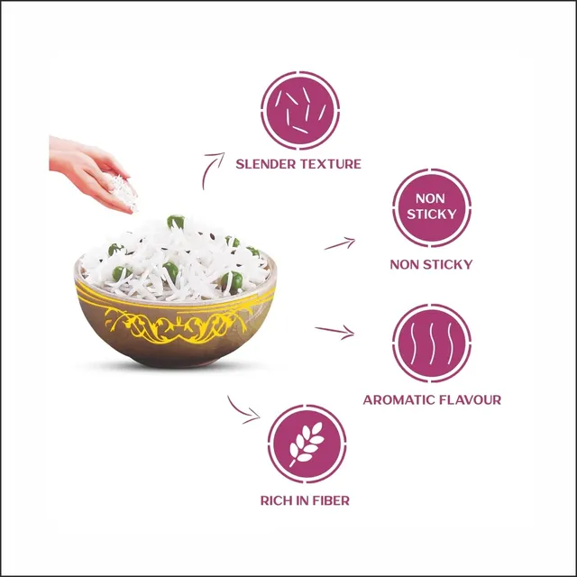 Pansari Khana Khazana Fortified Basmati Rice 5kg | Premium Dried Long Grain for Wholesale - Image 5