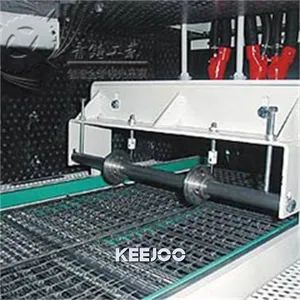 Wire Mesh Belt Shot Blasting Machine PLC Seimens Condition New Model NO. QWD Specification CE HS Code 84798190 Trademark KNNJOO - Image 4