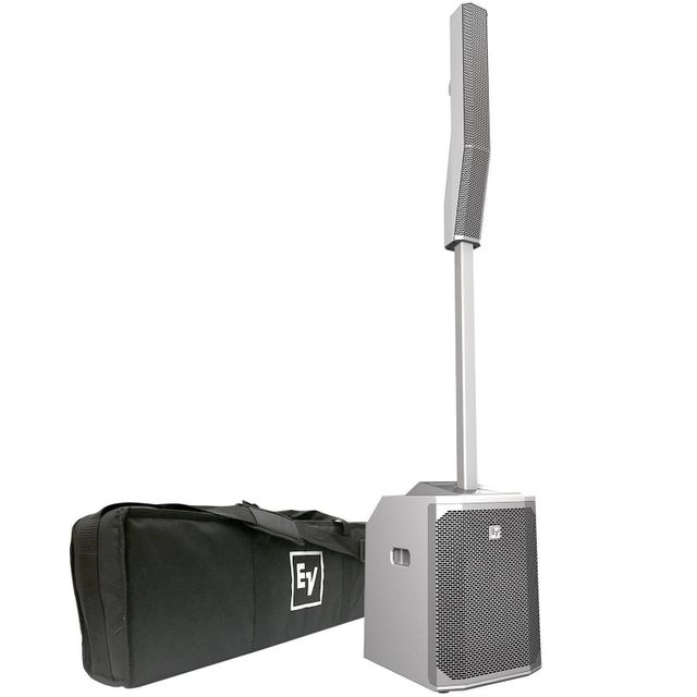 Portable PA Speaker System Wireless Stage Loudspeaker with Stand and Carry Bag for Events - Image 1