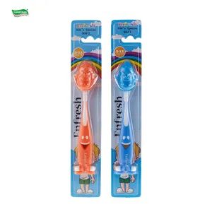 Smiling Style Kids Teeth Brushes with Dust Cover Children Toothbrush - Image 1