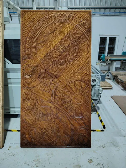 Imported Teak wood Carving Main Door - Image 4