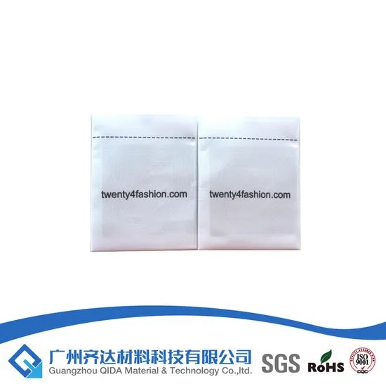 Qida Qddr01 RF Woven Label 8.2MHz 1.2-2.0m Black/White 48x42mm 1000PCS/CTN 15D - Image 1