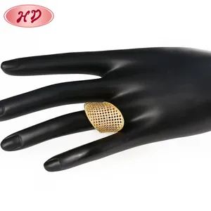 Fashion 18K Gold Color Unique Rings Jewellery Women CZ Rings Color Gold Shape Round Gender Female MOQ 12 Pieces Style - Image 6