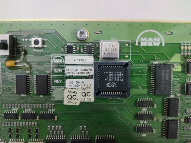 Man B&W 1211636-9 Bcu Modul Rev: 1.5 Coi: 584-A Revision 1.5 Make: Man B&W S/No: St9938169 P.D No: 15.0010.0 Product: Bcu - Image 2