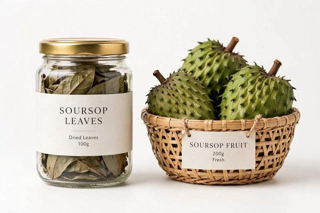 Premium Dried Soursop Leaves from Saint Vincent and the Grenadines – product photo 1, product detail gallery