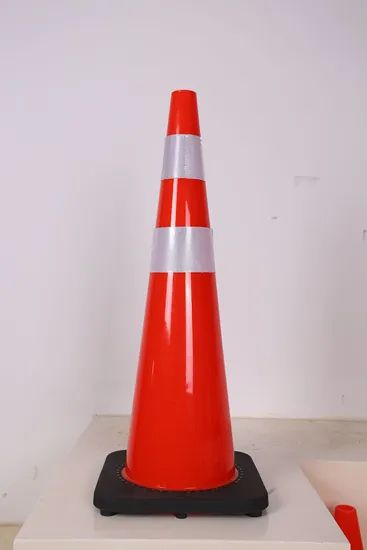 CE Factory Made PVC Traffic Cone Weight 1.8kg Trademark Aroad Certification CE HS Code 3926909090 Model NO. TTC20302-3 Feature Being - Image 2