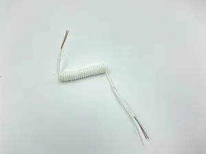 Spring Spiral Cable Retractable Coiled Power Cable in Put AC/DC HS Code 8544421900 Trademark SAISONIC Type-5 Power - Image 3