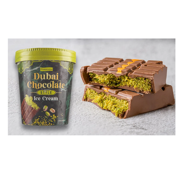 Premium Dubai Chocolate Ice Cream for Wholesale - High-Quality Ingredients - Image 1