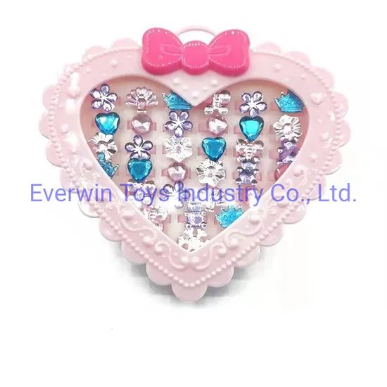 Plastic Toy Children Gift Jewelry Diamond Finger Rings - Image 1