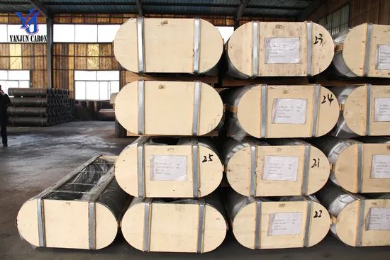 Good Quality Graphite Electrodes with Nipple Trademark YJ Origin Dezhou HS Code 85451100 Composition Carbon Model NO. - Image 5