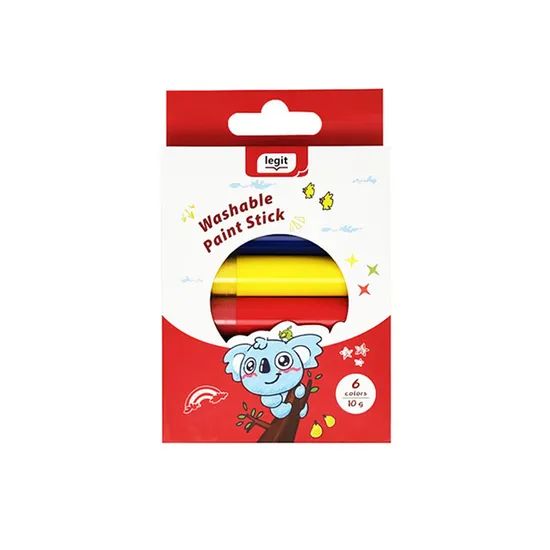 24 Color Kid Friendly Drawing Tools Quick Dry Paint Stick - Image 1
