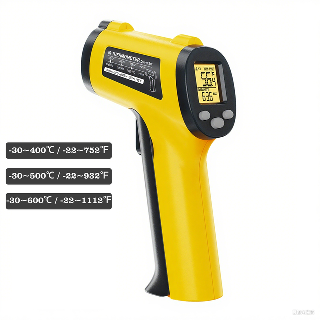 Industrial Infrared Thermometer -50°C~380°C, High Precision IR Laser - Image 4
