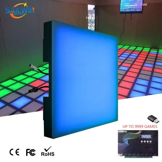 Sailwin Wired Interactive RGB Activate Game LED Dance Floor for Stage Game Event - Image 2
