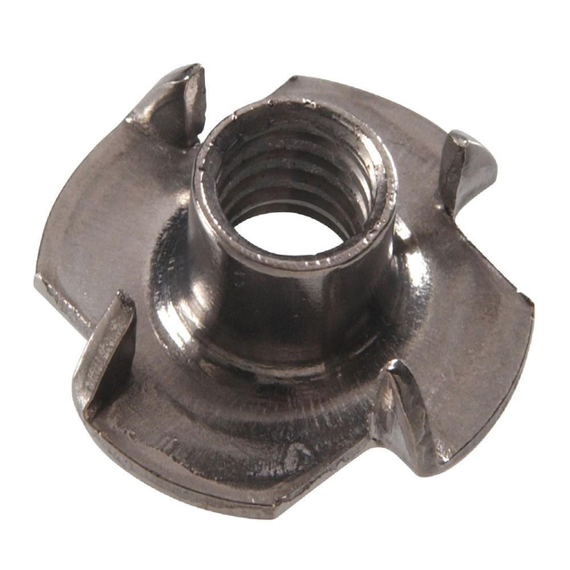Steel Wood Insert T - Nut Finishing Zinc Plated Connection Type Female Thread Series Metric And Bsw Usage/Application Wood - Image 2