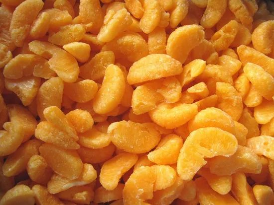 IQF Frozen Mandarin Orange Fruits Segment Season October Processing IQF Origin Zhejiang, China Style Pieces and Stems Trademark Ruiqiu or OEM - Image 3