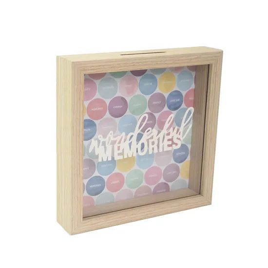 Coin Collection Shadow Box Piggy Bank for Home Decor Style Cute Origin China Color Yellow Shape Pineapple Feature - Image 2