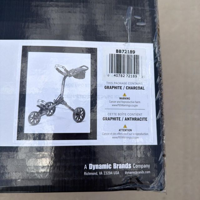 NEW BagBoy Golf 2026 Nitron Push / Pull Cart BagBoy - Graphite - Image 3
