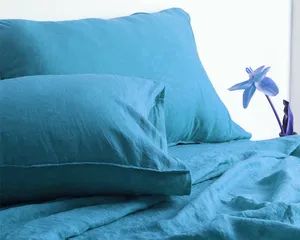 100% Pure Linen Sheets Breathable and Durable Anti-Tear Line Bed Sheets Machine Washable - Image 6