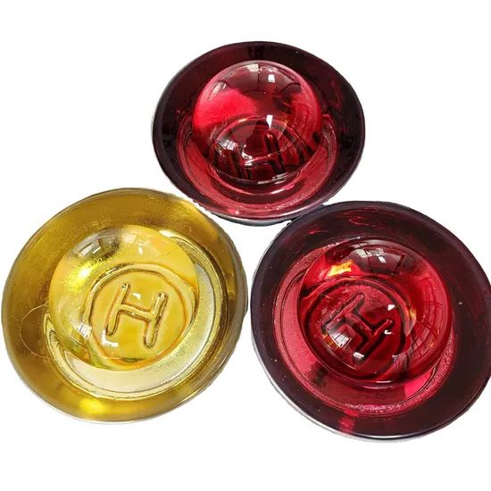 10cm Pattern High Quality Reflective Runway Light Glass Cat Eye Road Stud - Image 2