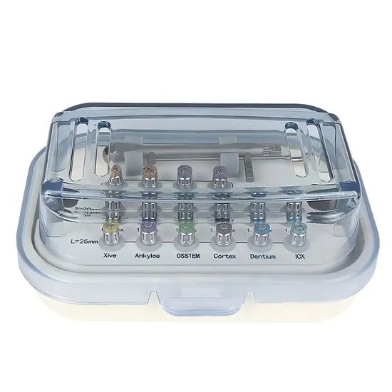 Surgical Implants Teeth Doctor Box Dental Product Tool Box Instrument - Image 1
