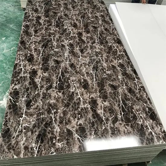 PVC Wall Panel Alternative Marble Wall PVC Marble Sheet UV Coated ...
