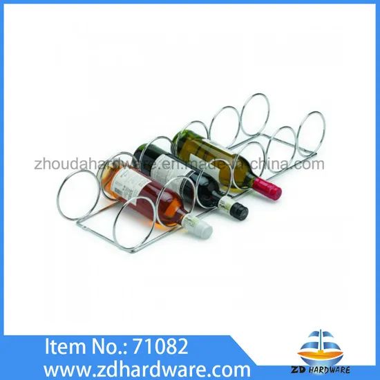 Chrome Wine Rings 6pcs Slide Holder 5mm ZD 12Pc Carton Kind Slide Fixed Fixed Origin China Trademark ZD Condition Used Model NO. 71082 - Image 1