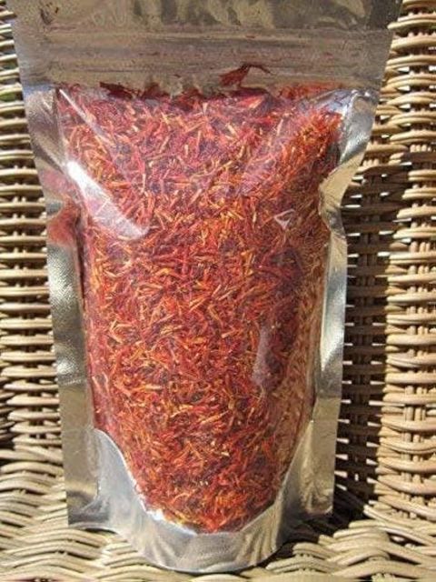 Safflower Petals, Carthamus tinctorius, 99.5% Pure, India - Image 3