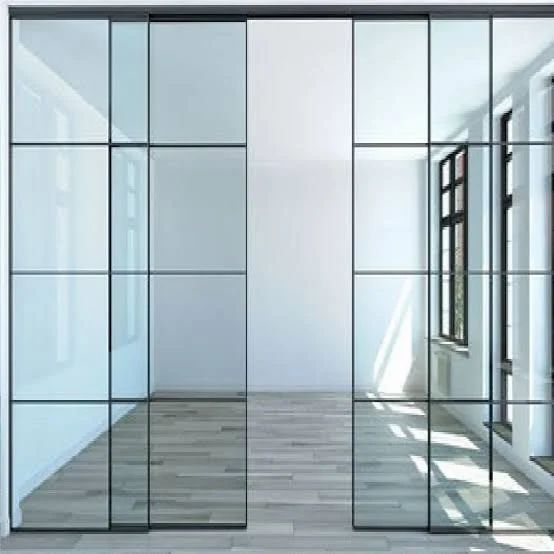 Aluminium Glass Sliding Slim Partition Design Simple Brand Corinzo Material Glass Open Style Sliding Country of Origin Made in - Image 4
