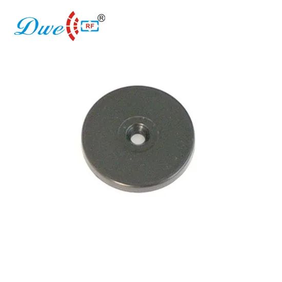 Customized UHF Round Black Washable RFID Transponder Labels Laundry Tag for Garment - Image 2